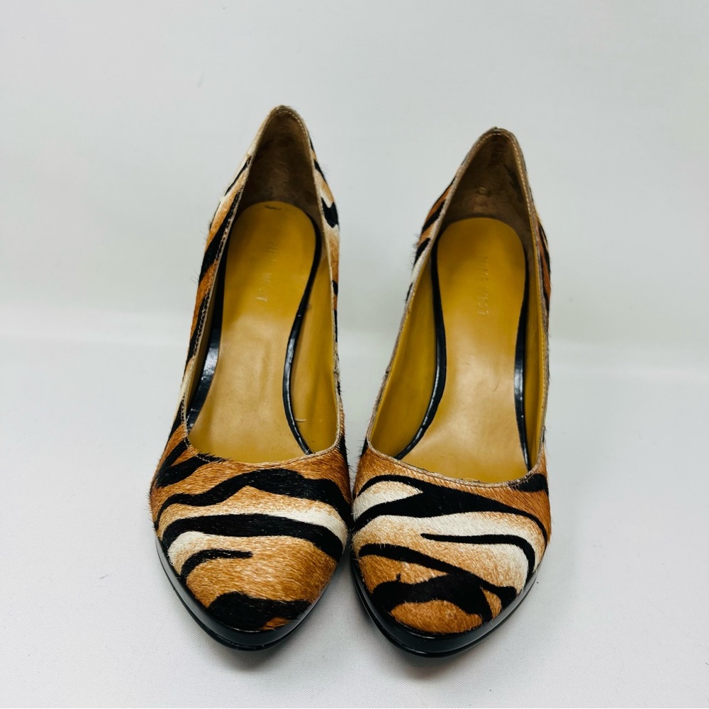 NINE WEST ROCHA TIGER PUMPS - Picture 3 of 11